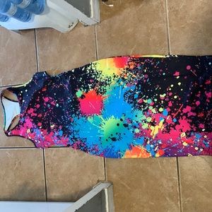 NEw without tags.. Funky, fun-lightweight open back dress